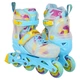 Роликовые коньки с комплектом защиты Banwei 230 размер 39-42 Light Blue-Multicolor - изображение 3