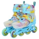 Роликовые коньки с комплектом защиты Banwei 230 размер 39-42 Light Blue-Multicolor - изображение 4