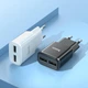 Адаптер мережевий HOCO C88A Star round dual port charger Micro USB Cable set чорний - зображення 3