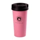 Термочашка Happy Life Creative Cafe Style 500 мл з ручкою, рожевий - зображення 2