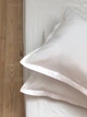 Комплект постільної білизни Cozy класичний білий Євро 200*220 см простирадло на резинці - зображення 2