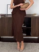 Юбка миди осенняя женская ARTKNIT Loren 39604 L Шоколадная (4823093471290) - изображение 1