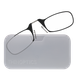 Очки Thinoptics +1.00, черные + Чехол универсальный прозрачный (1.0BWUP) - изображение 1