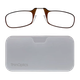 Очки Thinoptics +1.00, коричневые + Чехол универсальный прозрачный (1.0BRWUP) - изображение 1