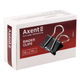 Біндер Axent 4408-A, 15 мм, 12 штук, чорний 4250266228632 - изображение 1