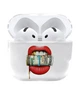 Силиконовый чехол для Apple Airpods 4 с рисунком - Доллары в губах - изображение 1