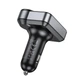 АЗП з FM-модулятором HOCO E86 Alegria 48W dual port PD30W+QC3.0 car BT FM transmitter Black - зображення 4