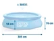 Надувний басейн Intex Easy Set 28120NP 305x76 см, 3853 л, круглий, синій, 3-шаровий ПВХ - изображение 4