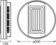 Світильник люстра з вентилятором і пультом керування LEDVANCE FAN RING 55W 4200Lm 3000K-6500K DIM (4099854397691) - зображення 10