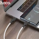 Кабель USB Type-C до USB Type-C / Провід шнур Юсб Тайп сі на Юсб Тайп сі для швидкої зарядки та передачі даних 1м 60W E2 - зображення 4