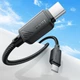 Кабель USB Type-C до USB Type-C / Провід шнур Юсб Тайп сі на Юсб Тайп сі для швидкої зарядки та передачі даних 1м Black U1 - зображення 3