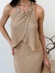 Топ женский ARTKNIT Loren 39568 L Бежевый (4823093471054) - изображение 1