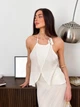 Топ женский ARTKNIT Loren 39560 S Молочный (4823093470958) - изображение 1