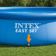Intex Easy Set бассейн 396×84 см с фильтром 28142 — надувной круглый, объём 7290 л, для семьи и дачи - изображение 8