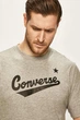 Футболка Converse Center Front Logo Tee Color: Vintage Grey Heather (10018235-A04) XL - изображение 3
