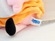 Плюшевая игрушка Мама Свинка Пеппа 25 см в оранжевом платье с книгой Peppa из семьи Пеппа Розовая - изображение 14