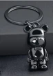 Металлический Брелок для ключей Мишка (Bearbrick) 3.5 см медвежонок наключник Беарбрик бербрик Черный - изображение 7