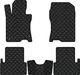 Килимки з екошкіри EVAtech ECO в салон авто для TSX (CU2) Acura 2008-2014 2 покоління Sedan USA Екошкіра чорна з чорною ниткою чорний кант (AA23199C5TL2BBB) - зображення 1