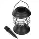 Ловушка для комарів на сонячній батареї Bug Zapper ультрафіолетова мухоловка комах інсектицидна лампа переносна проти комар світильник садовий від мошка мух моль комарі метелики знищувач літаючих шкідників (Solar-9028) - зображення 12