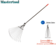 Грабли веерные Mastertool 15 прутьев раздвижные с ручкой (14-6296) - изображение 1