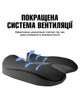 Ортопедическая ректальная подушка для копчика Полиэстер Пена с эффектом памяти Memory Foam 45х35 см черная (CRP-003) - изображение 6