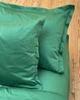 Комплект постільної білизни Cozy класичний зелений Євро 200*220 см простирадло на резинці - зображення 7