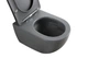 Унітаз підвісний MIXXUS PREMIUM ELLIPSE-0309-T1 GRAY 530x360x350mm система змиву TORNADO 1.0 (MP6655) - зображення 11