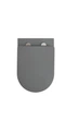 Унітаз підвісний MIXXUS PREMIUM ELLIPSE-0309-T1 GRAY 530x360x350mm система змиву TORNADO 1.0 (MP6655) - зображення 10