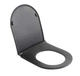 Унітаз підвісний MIXXUS PREMIUM ELLIPSE-0309-T1 GRAY 530x360x350mm система змиву TORNADO 1.0 (MP6655) - зображення 12