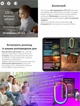 Овал RGB лампа розумний портативний світильник Tuya LED Bluetooth/Wi-Fi, керування голосом Alexa/Google, віддалений доступ, програма на Android/iOS black - зображення 9