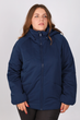 Демісезонна жіноча куртка Finn Flare FBC16002-101 Plus Size темно-синя 5XL - зображення 3