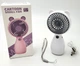 Вентилятор аккумуляторный мини с ручкой USB диаметр 6см высота 13см Handy Mini Fan JX-998 белый - изображение 3