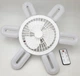 Светодиодная LED лампа люстра 23Вт светильник с потолочным вентилятором 45см подвесная в цоколь E27 с пультом UKC 2524 - изображение 8