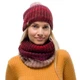 Шарф-труба Buff Knitted & Fleece Neckwarmer Alina, Maroon - изображение 3