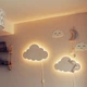 Ночник детский LED "Облачко" в детскую комнату Cloud Lights 16/25, модель AND HA-43 - изображение 2