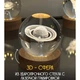 Нічник 3D "Сатурн" у кришталевій кулі, LED підсвічування, дерев'яний каркас. - зображення 10