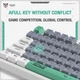 Игровая клавиатура Onikuma G52 (механическая, геймерская, проводная, USB, RGB-подсветка, 82 клавиши) - Белый - изображение 5