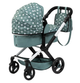 Коляска для ляльок Bayer Design Xeo 2 в 1 Зелена (4003336170580) - зображення 2