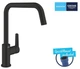 Змішувач для кухні одноважільний GROHE QuickFix Start чорний латунь 304702430 - изображение 6