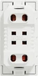 Розетка без з/к з шторками 16А 1 модуль Unica New Schneider Electric біла NU303118 - зображення 3