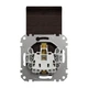 Розетка с заземлением крышкой и шторками венге Sedna Design & Elements Schneider Electric SDD181024 - изображение 4