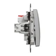 Перемикач одноклавішний кнопковий алюміній Sedna Design & Element Schneider Electric SDD113116 - зображення 3