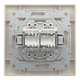 Розетка компьютерная двойная категории 5e Asfora Schneider Electric крем EPH4400123 - изображение 2