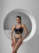 Комплект женского нижнего белья с корсетом SM2344k черный Simply sexy M - изображение 5