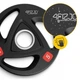 Диск олимпийский 4FIZJO 2 x 5 кг 51 мм металлический, прорезиненный Black (P-5905973401241) - изображение 6