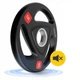 Диск олимпийский 4FIZJO 2 x 5 кг 51 мм металлический, прорезиненный Black (P-5905973401241) - изображение 4