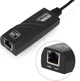 Мережева карта USB 3.0 - Ethernet RJ45 LАN 10/100 Мбіт/с перехідник / мережевий адаптер для ноутбука і комп'ютера, чорний (105138545) - зображення 3