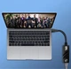 Мережева карта USB 3.0 - Ethernet RJ45 LАN 10/100 Мбіт/с перехідник / мережевий адаптер для ноутбука і комп'ютера, чорний (105138545) - зображення 4