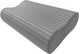 Набор U-tek Подушка Memory Wawe 49х32 см + Наволочка Wawe M Soft Grey Stripe Сатин Серая полоска 49х32х10.5 см (pWaweM+SGS49321) - изображение 7
