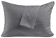 Наволочка U-Tek Boston Iron Grey Stripe Сатин Темно серая в полоску 50х70 см (SHSIGS5070) - изображение 2